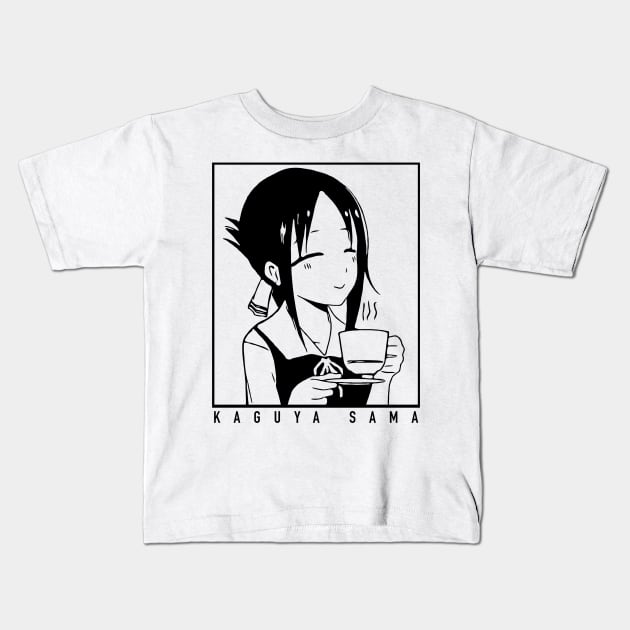 Kaguya sama cute Kids T-Shirt by yuhunaya